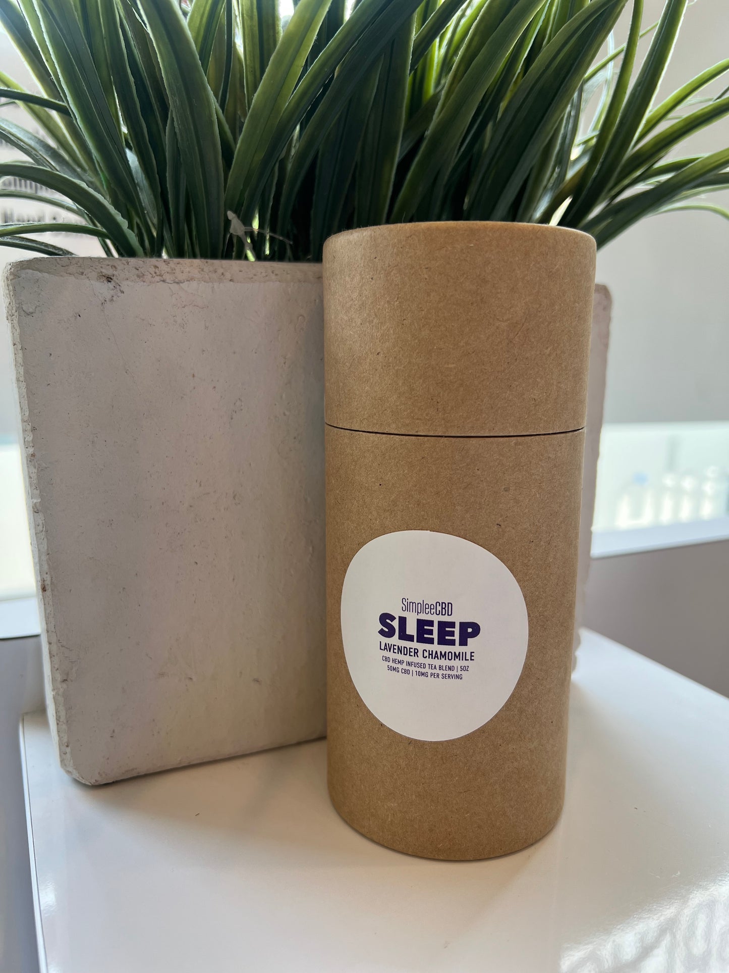 SimpleeCBD: SLEEP Lavender Chamomile Infused Herbal Teas - 5oz