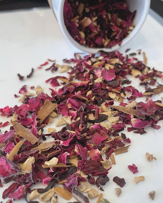SimpleeCBD: ISLAND SPICE Hibiscus Ginger Infused Herbal Tea 2 oz